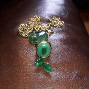 Green jewelry set